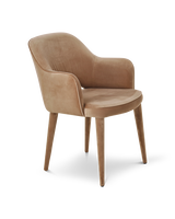 Chair arms Cosy velvet beige, Beige, small