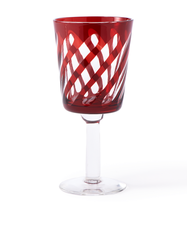 wine glass tubular set 4, Multi-colour, large