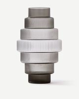 Vase Steps ochre XXL, Dark grey, small