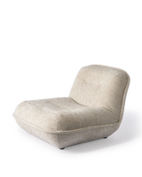 lounge chair puff green, White, small
