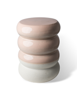 Stool Chubby white, Light pink, small