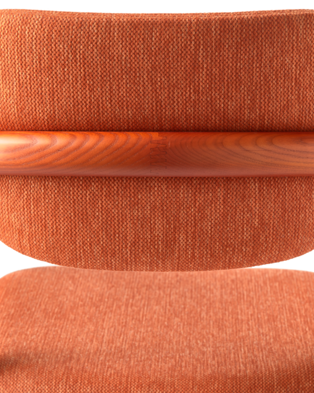 Chair Henry pink (FSC 100% certified), Orange, large