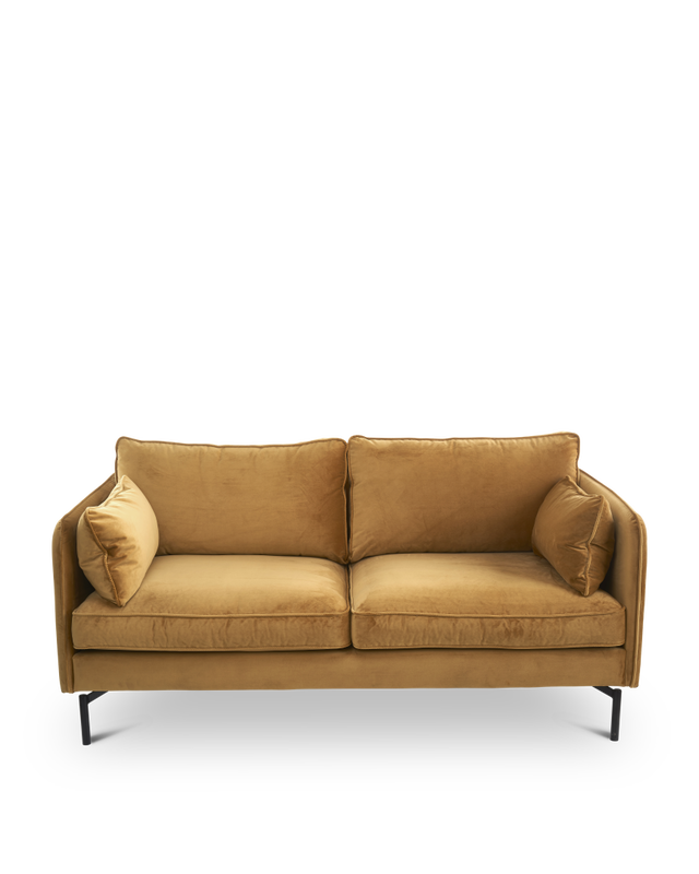 Sofa PPno.2 velvet gold, Gold, large