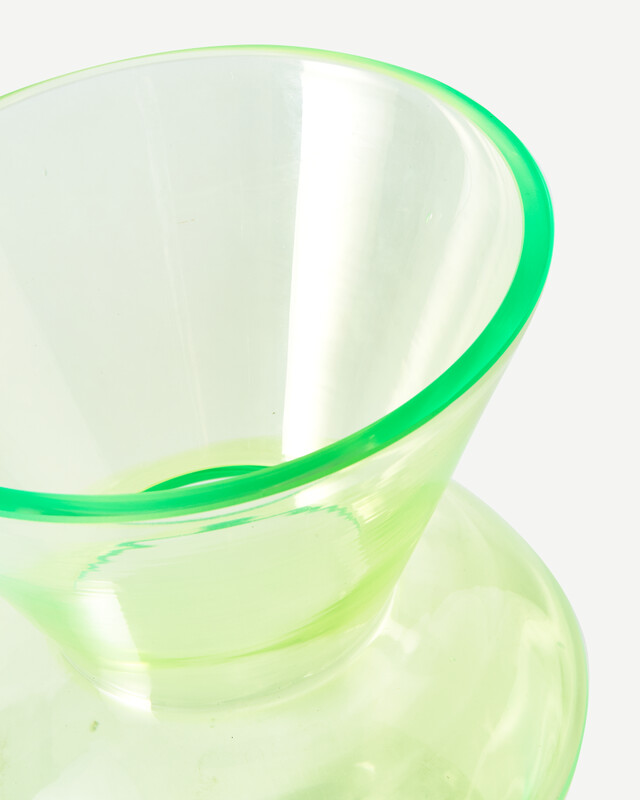 vase fat neck yellow S, Olive green, pdp