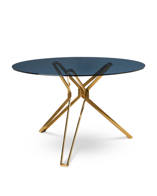 Gold small dining table sales