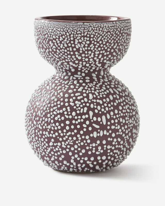 vase Boolb dots dk.green S, Dark purple, pdp
