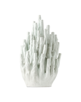 Vase coral 50-tulips white, White, small