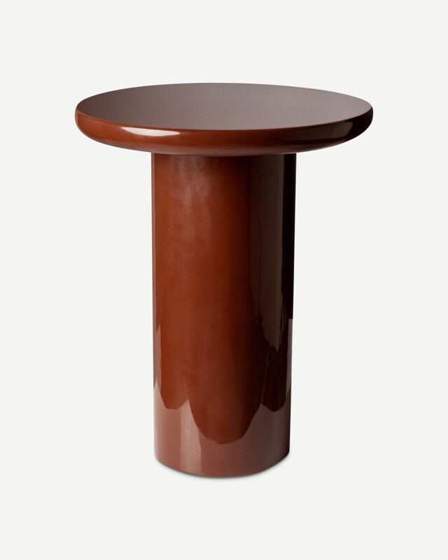 Burgundy coffee deals table