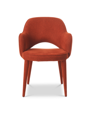 Chair arms Cosy fabric rust, Rust red, medium