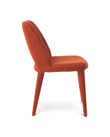 Chair Holy fabric forest green, Rust red, small