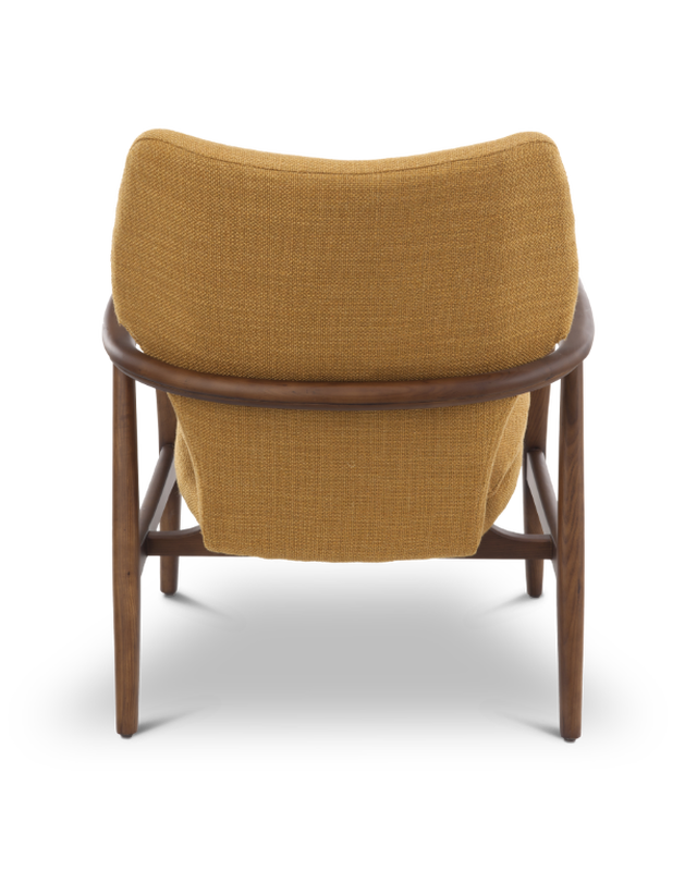 Chair Peggy fabric smooth ochre (FSC 100% certified), Ochre, large