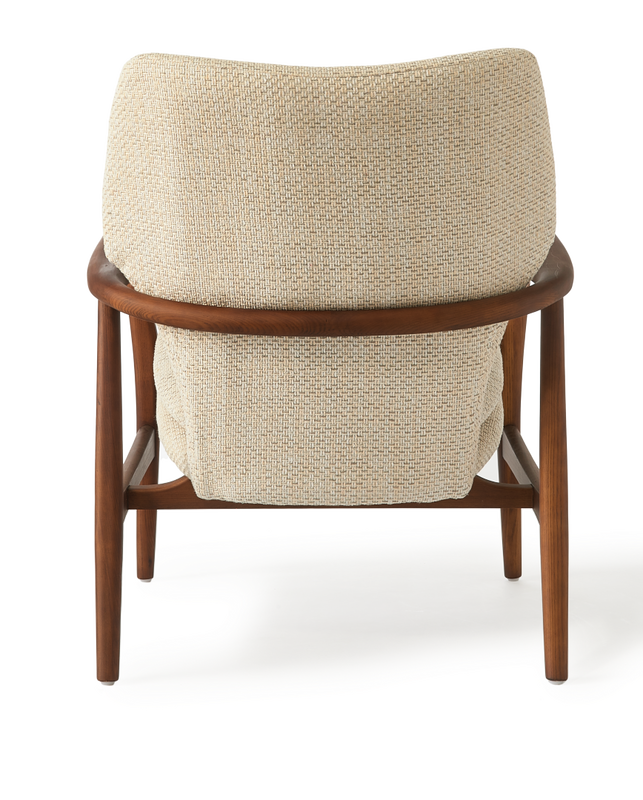 Chair Peggy fabric rough grey (FSC 100% certified), Beige, large