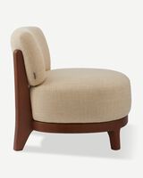 lounge chair fizz smooth beige, Beige, small