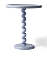 side table twister black, light blue, small