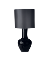 Lamp base ball body white L, Black, small
