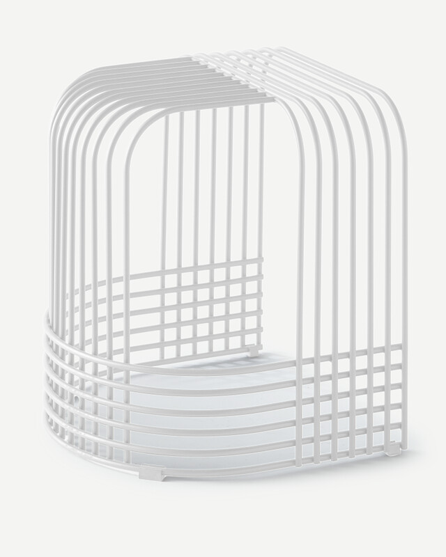 stool drop end white, white, pdp