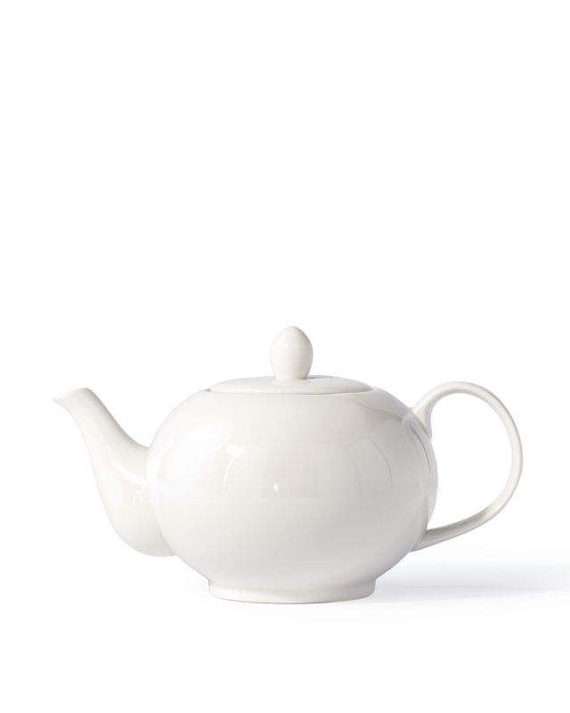 Undressed teapot, White, large