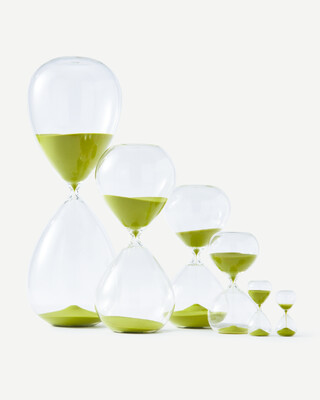 Sandglass L light green, Light green, medium