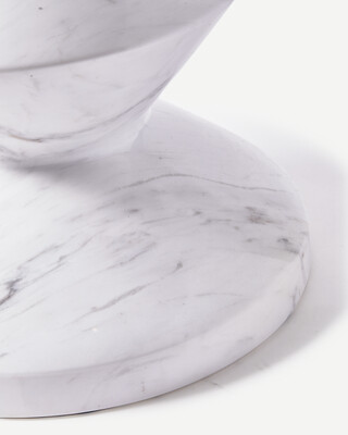 Zig Zag marble white, White, medium
