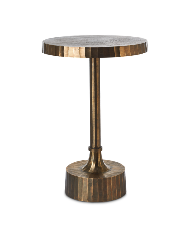 Side table Mace graphite, Copper, large
