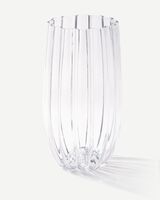 vase melon pink L, Transparant, small