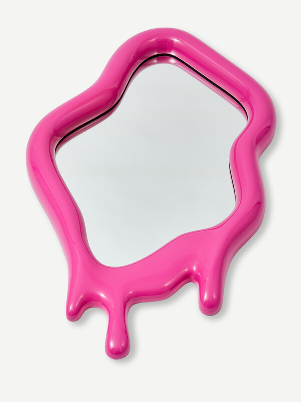 mirror melting oval pink M, Light pink, pdp
