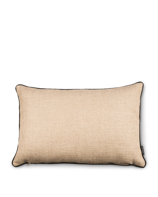 Cushion fabric smooth beige 40x60, Beige, large