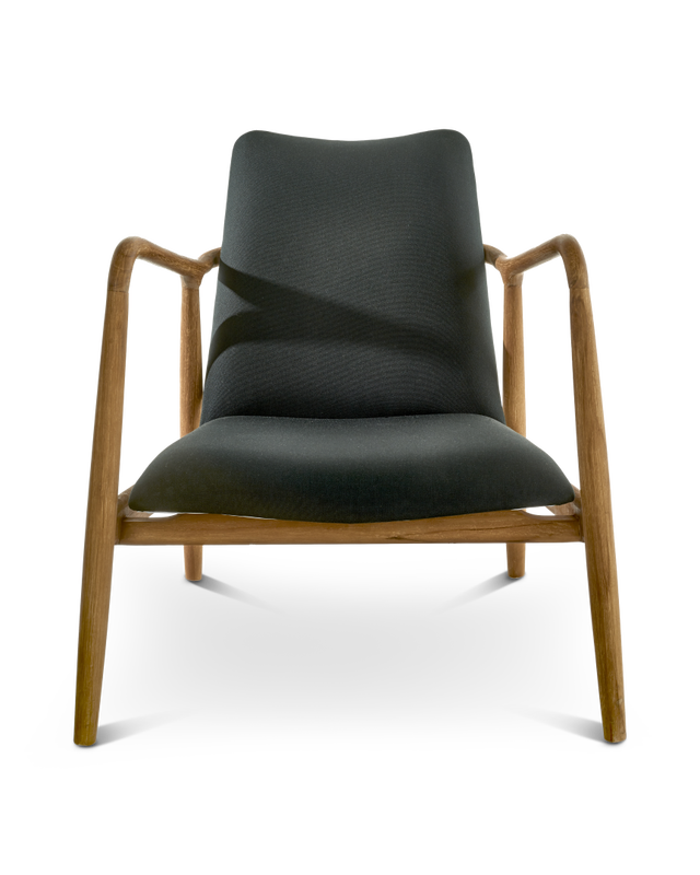 Chair Charles all black, Beige, large