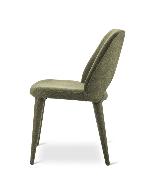 Chair Holy fabric rust, Olive green, large