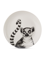 Side plate Animals set 6, White, small