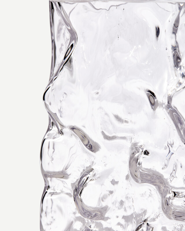 vase relief square clear, Transparant, pdp