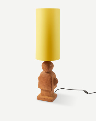 lamp base figure, Cognac, medium
