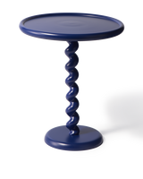 side table twister black, Dark blue, small