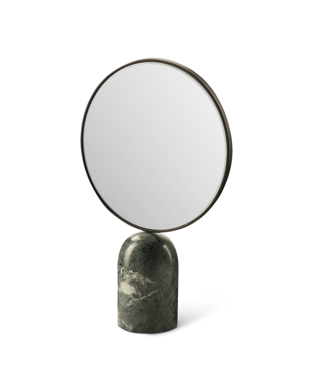 Shop Mirror Round marble green online POLSPOTTEN