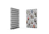 Book shelf bricks standing, Black, small