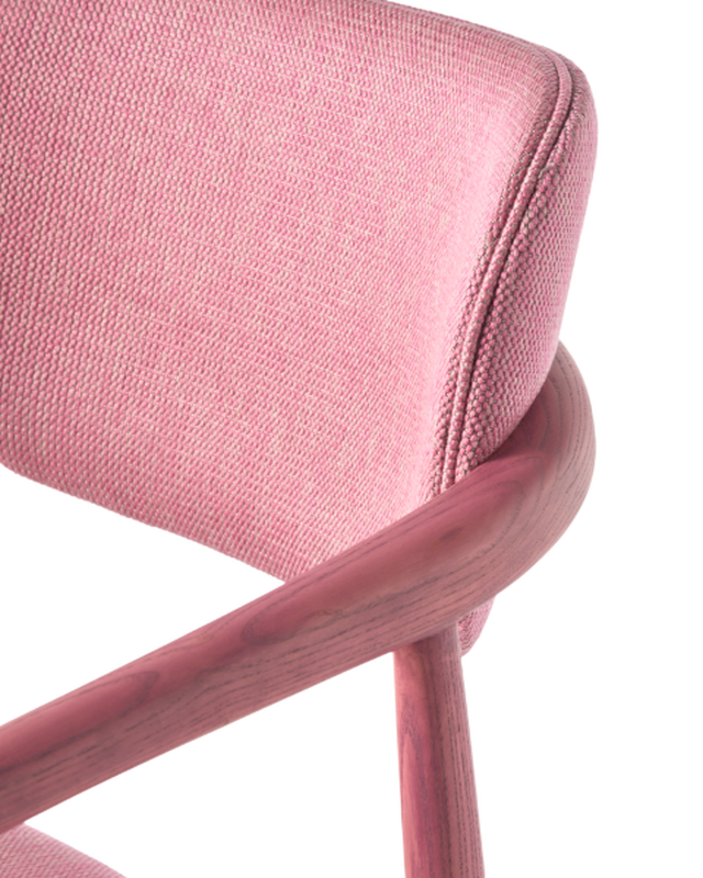 Chair Henry pink (FSC 100% certified), light pink, large