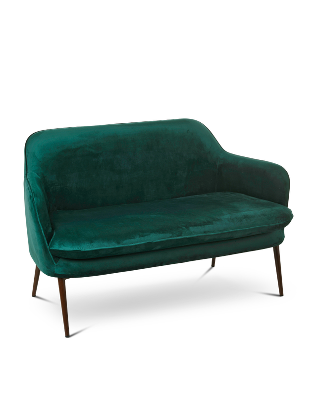 Sofa Charmy velvet blue, Dark green, large