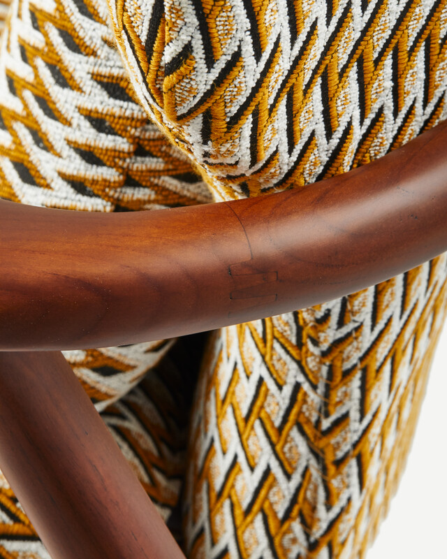 chair peggy geo ochre (FSC 100% certified), Ochre, pdp