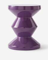 Zig Zag ruby red, dark purple, small