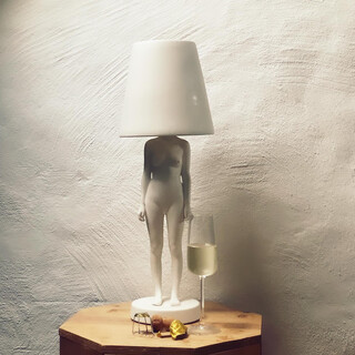 Hiding Lady Lamp
