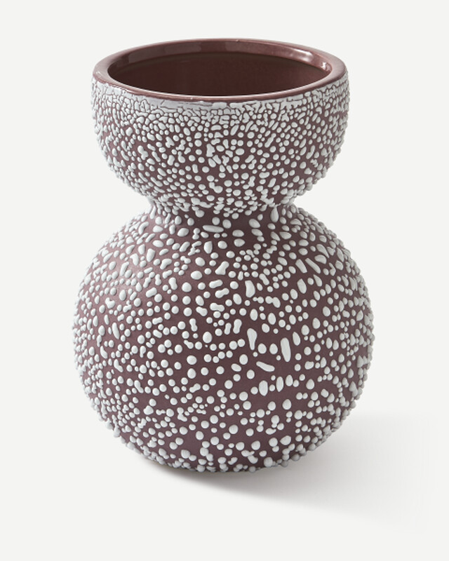 vase Boolb dots dk.green S, Dark purple, pdp