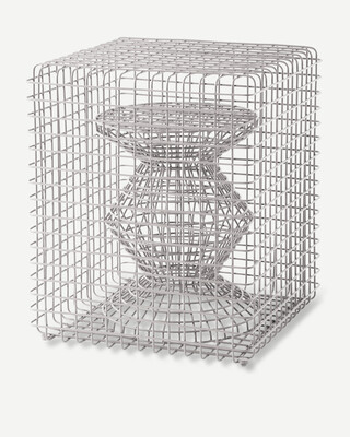 Wire Zig Zag Stool