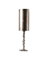 Lamp base drip gold, Silver, small