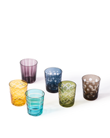 Tumbler cuttings multicolour set 6, Multi-colour, small