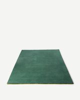 carpet outline dark green / lime 170x240, Dark green, small