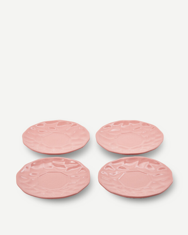 plates koa pink S set 4, light pink, pdp