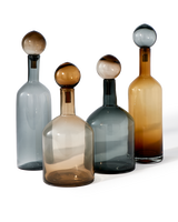 Bubbles & bottles chic mix set 4, Cognac, small