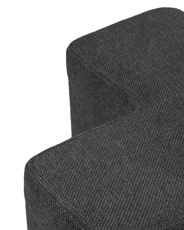 Stool Cross fabric ecru, Light grey, large