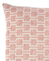 cushion geometric blue 45x45, Light pink, small