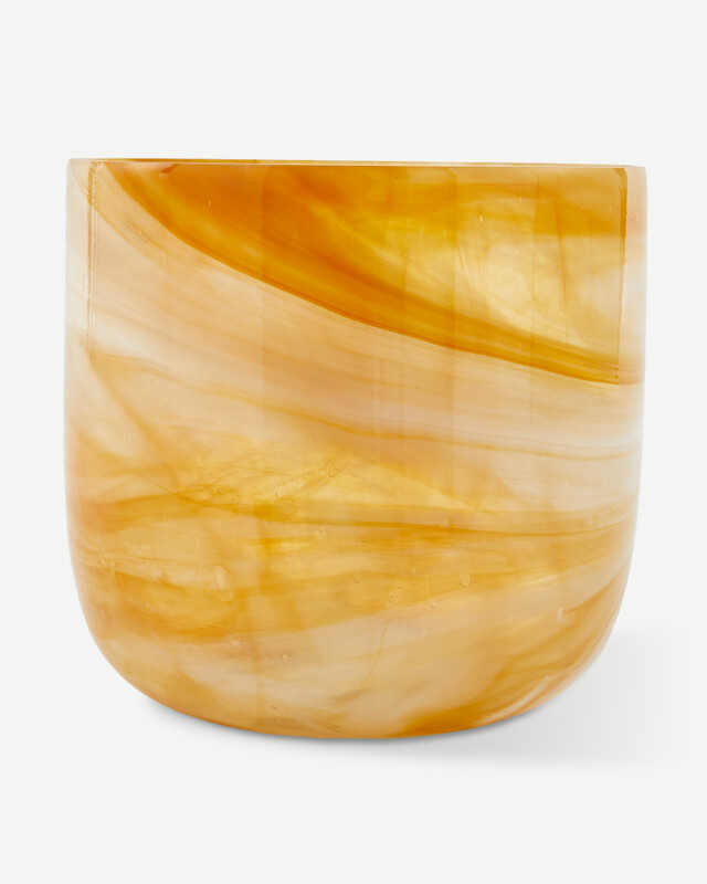 vase marbled glass beige S, Beige, pdp